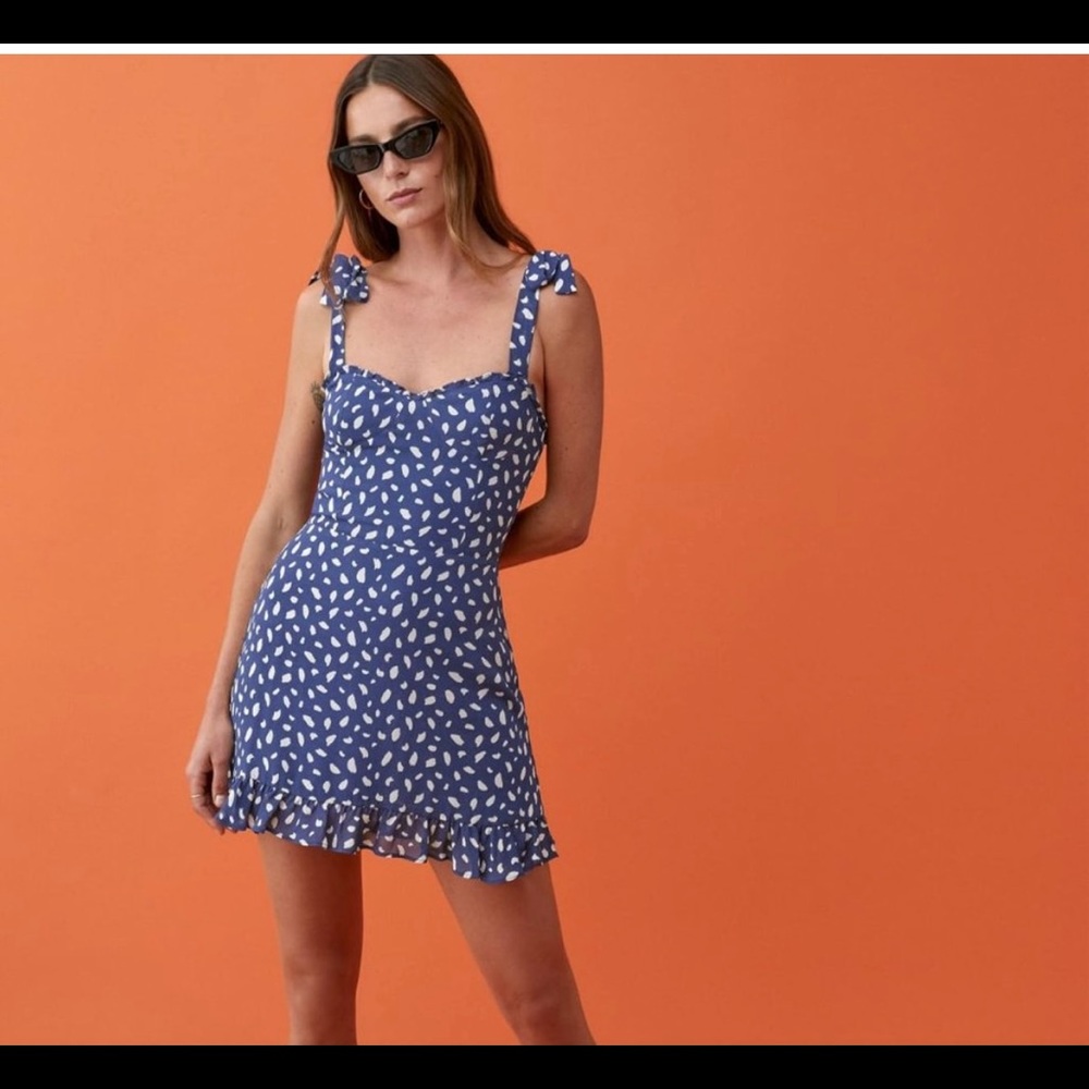Reformation Christine Dress in Moray worn once